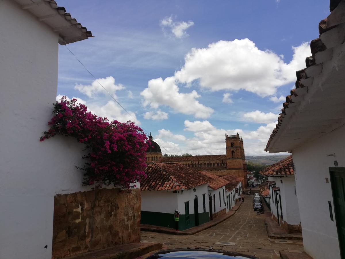 Hostal La Mansion De Virginia Barichara Exteriér fotografie