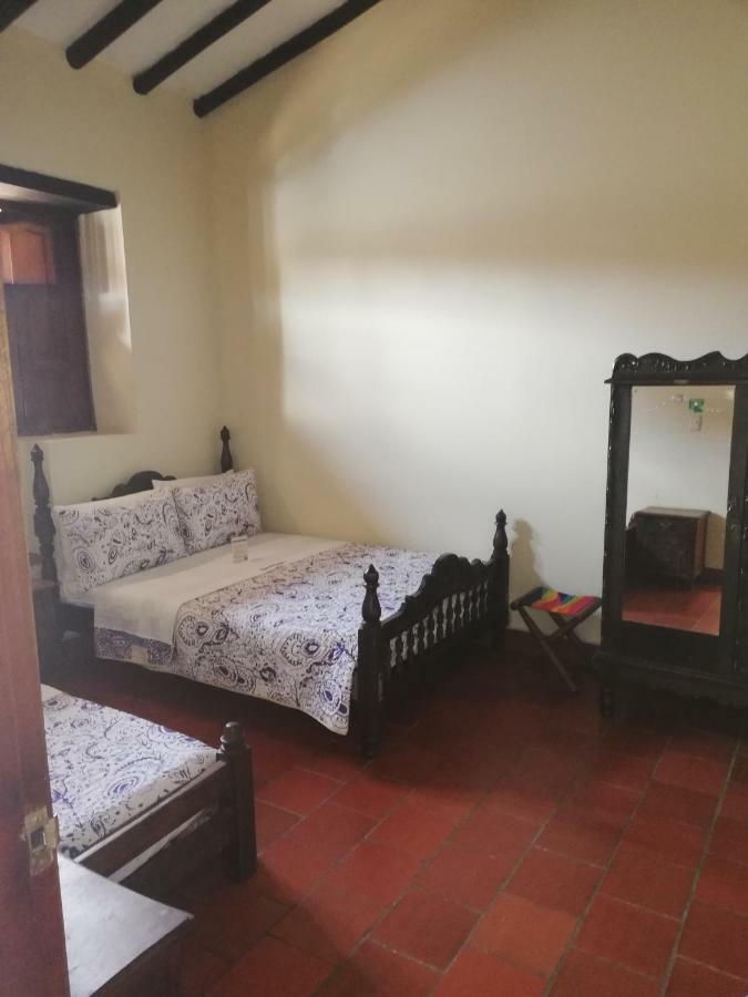 Hostal La Mansion De Virginia Barichara Exteriér fotografie